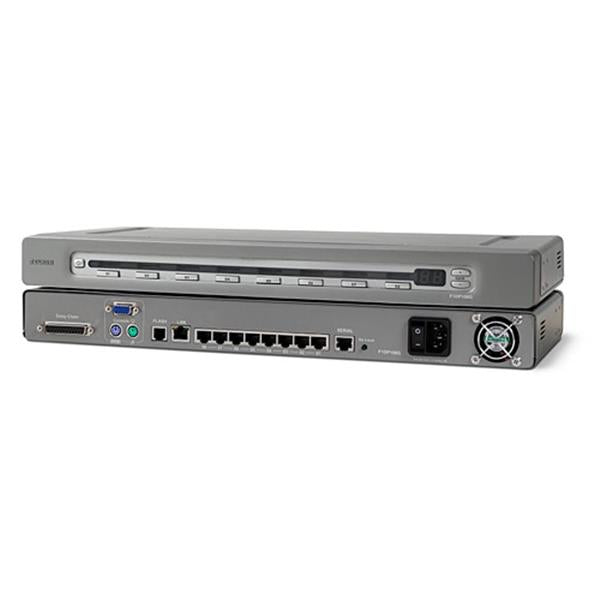 F1DP108G Belkin OmniView SMB KVM-over-IP Switch 8 x 1, x 1 8 x RJ-45 Keyboard/Mouse/Video 1U Rack-mountable (Refurbished)