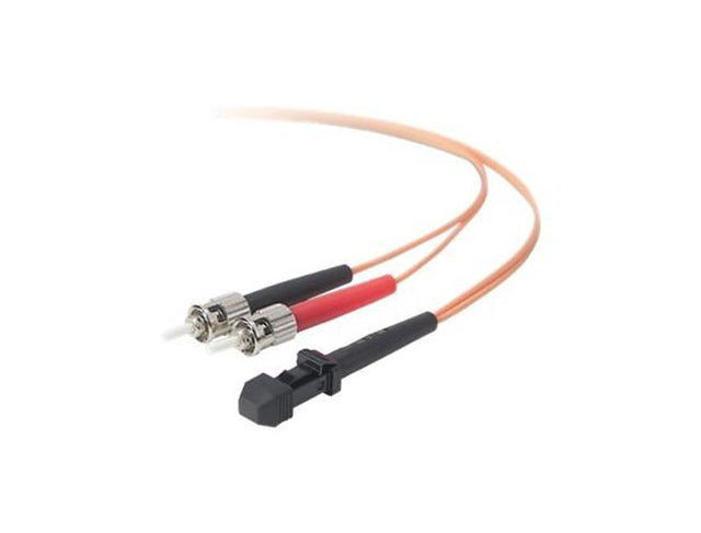 F2F20290-05 Belkin Patch Cable MT-RJ Multimode (Male) ST Multimode (Male) 5ft Fiber Optic 62.5 / 125 Micron Orange