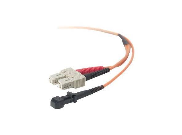 F2F20297-05M Belkin Patch Cable MT-RJ Multimode (Male) SC Multimode (Male) 16.4ft Fiber Optic 62.5 / 125 Orange