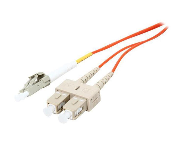 F2F202L7-04M Belkin Network Cable LC Multimode (Male) SC Multimode (Male) 13ft Fiber Optic 62.5 / 125 Micron