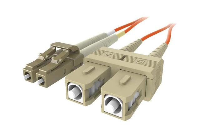 F2F402L7-01M-G Belkin 10 Gig Aqua Patch Cable LC Multimode (Male) SC Multimode (Male) 3.3ft Fiber Optic 50 / 125 Aqua