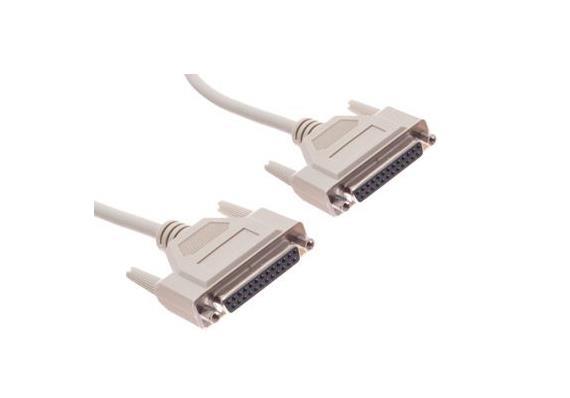 F3D153-10 Belkin Null Modem Cable DB-25 Female DB-25 Female 10ft Gray