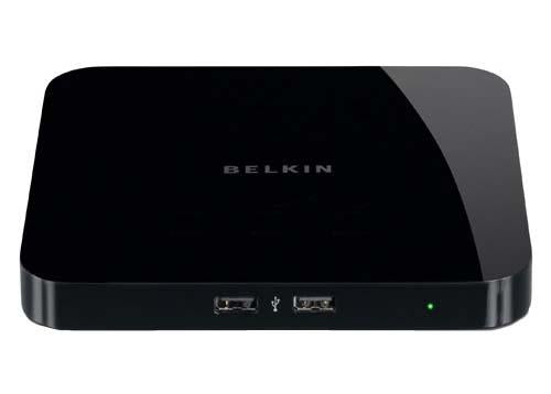 F5L009 Belkin 5 Port Network USB 2.0 Hub 5 x 4-pin USB 2.0 USB Downstream, 1 x RJ-45 Network Upstream External (Refurbished)