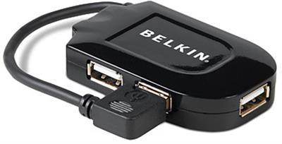 F5U045 Belkin 4 Port USB 1.1 Pocket Hub 4 x USB 1.1 USB External (Refurbished)