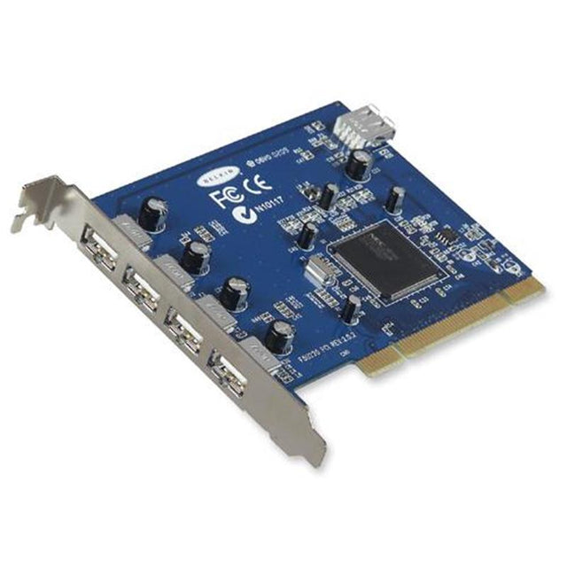 F5U220 Belkin Hi-Speed USB 2.0 4Ports USB Adapter Internal PCI Card (Refurbished)