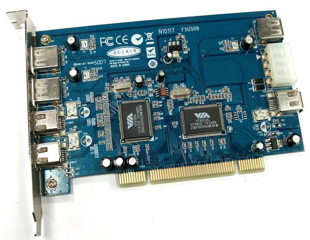 F5U508 Belkin Hi-Speed USB 2.0 and FireWire 6-Port PCI Card