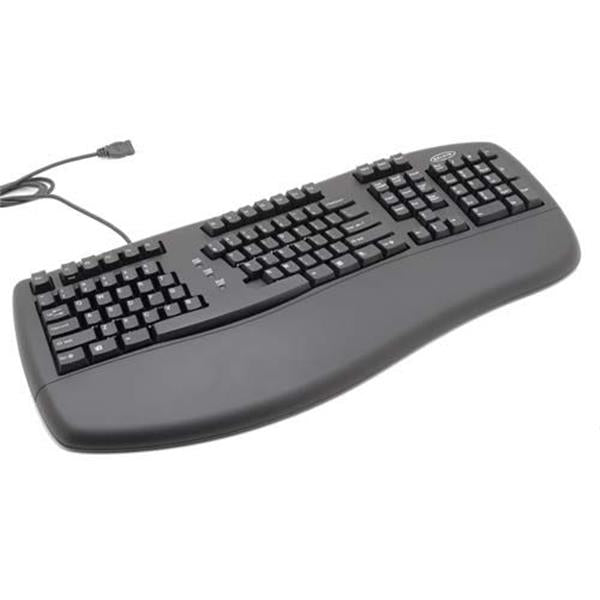 F8E887 Belkin ErgoBoard Pro Keyboard with USB Port USB QWERTY 108 Keys