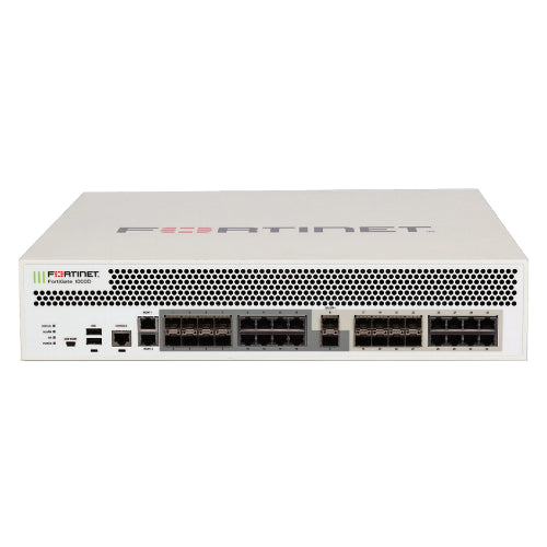 FG-1000D-BDL-811-12 Fortinet FortiGate 1000D 16 x Ports GE RJ-45 + 16 x Ports SFP + 2 x Ports 10GE SFP+ Slots 2U Managed Network Security/Firewall Appliance with 1Y 27X4 FC