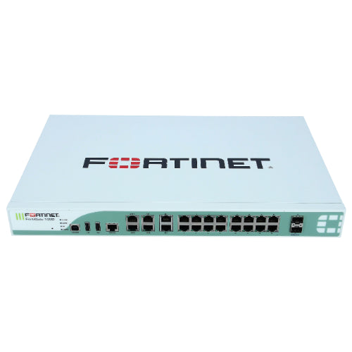 FG-100D-BDL-950-60 Fortinet FortiGate 100D 21-Ports GbE 21 x RJ-45 Desktop 1U Firewall