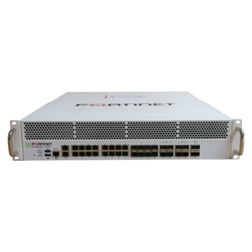 FG-1101E-LENC Fortinet FortiGate 1100E Series FG-1101E 2 x Ports 40GBase-X + 4 x Ports SFP28 + 4 x Ports SFP+ + 8 x Ports SFP + 16 x Ports 1GbE RJ-45 2U Rack-Mountable Network Security Firewall Appliance