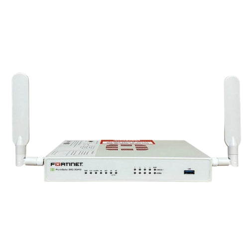 FG-30E-3G4G-INTL-BDL-900-36 Fortinet FortiGate 30E-3G4G 5 x Ports GE RJ-45 + 1 x Port WAN + 4 x Ports GE RJ-45 Switch 1U Managed Network Security/Firewall Appliance with 3Y 8X5 FC