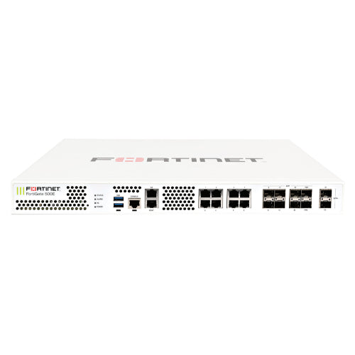 FG-500E-BDL-950-60 Fortinet FortiGate 500E Series FG-500E 2 x Ports 10GBase-X + 8 x Ports 1GbE RJ-45 + 8 x Ports SFP + 2 x Ports 1GbE RJ-45 Management 1U Rack-Mountable Network Security Firewall Appliance