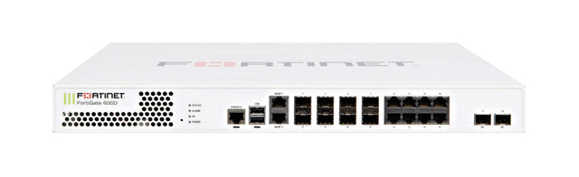 FG-600D - Fortinet FortiGate 600D Series FG-600D 2 x Ports 10GBase-X + 8 x Ports SFP + 8 x Ports 1GbE RJ-45 1U Rack-Mountable Network Security Firewall Appliances