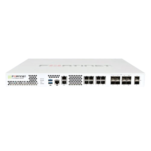 FG-600E-USG-BDL-950-12 Fortinet FortiGate 600E 8 x Ports GE RJ-45 + 8 x Ports GE SFP Slots + 2 x Ports SFP+ Slots 1U Managed Network Security/Firewall Appliance