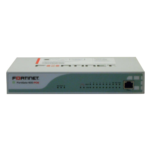 FG-60D-POE-BDL-871-36 Fortinet FG 60D-POE 1000Base-T GbE 2 x RJ-45 (WAN) 1 x RJ-45 (DMZ) 5 x RJ-45 2 x RJ-45 8GB Storage Firewall