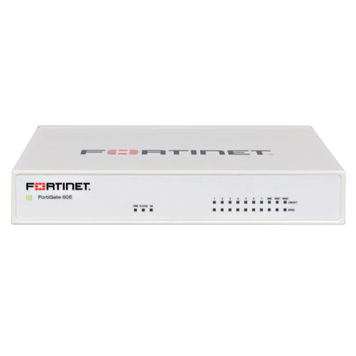 FG-60E-BDL-USG-871-12 Fortinet FortiGate 60E 10 x Ports GE RJ-45 + 7 x Ports Internal + 2 x Ports WAN + 1 x Port DMZ Managed Network Security/Firewall Appliance