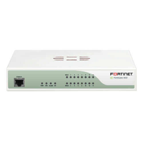 FG90DBDL87148 Fortinet FG-90D + 16 x Port 1000Base-T - GE + 16 x RJ45 RU With 4y FortiCare and FortiGuard Firewall