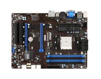 MSI - FM2A85XAG43 - FM2-A85XA-G43 Socket FM2 AMD A85X Chipset AMD A10/A8/A6/A4-Series Processors Support DDR3 4x DIMM 8x SATA 6.0Gb/s ATX Motherboard (Ref