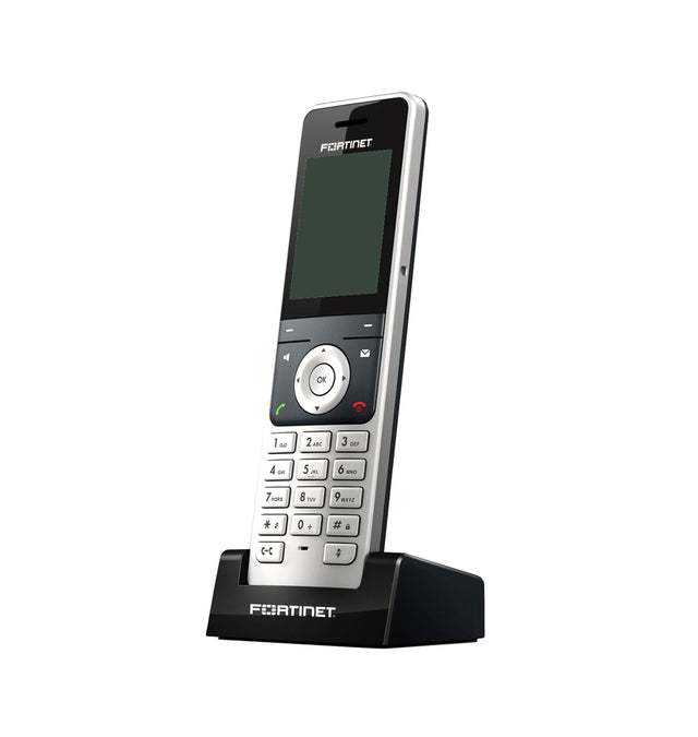 FON-D71-H - Fortinet DECT handset with a 2.4" color display, full duplex speakerphone, 2 soft keys and up to 30 hours of talk time