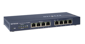 NetGear - FS108PNABIN1 - ProSafe 8-Ports 10/100Mbps Desktop Switch