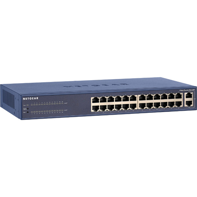 FS526T - Netgear Prosafe FS526T 24 x RJ-45 10/100Base-TX + 2 x SFP Ports Layer 3 Managed Gigabit Ethernet Network Switch