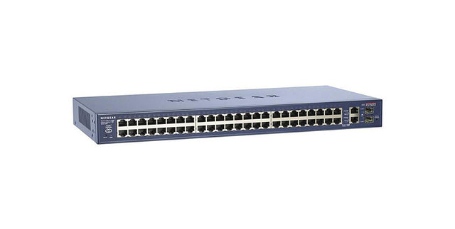 FS750T - Netgear FS750T 48 x RJ-45 Ports 10/100Base-TX + 2 x GE RJ-45 Ports Fast Ethernet Smart Network Switch