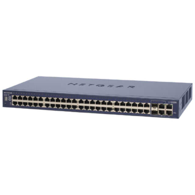 FS752TS - Netgear Prosafe FS752TS 48 x RJ-45 Ports 10/100Base-TX + 4 x Gigabit Ports Layer 3 Managed Stackable Fast Ethernet Network Switch