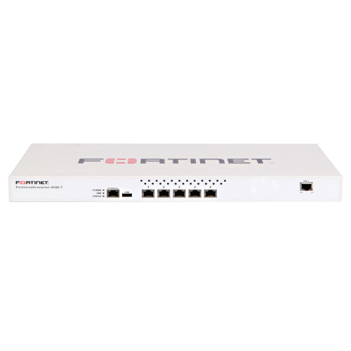 FVE-300E-T Fortinet FortiVoice-300E-T 5 x Ports 10/100/1000Base-T 1U Firewalls with 1 Year Hardware plus FortiCare Premium