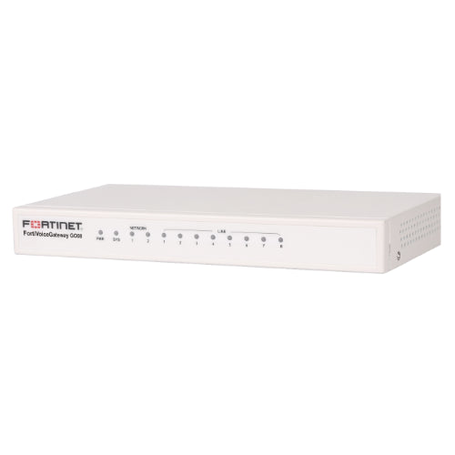 FVG-GO08-BDL-311-36 Fortinet FVG-GO08 + 2 x 10/100 Ports + 8 x Fxo Hardware Plus 8X With 5y FortiCare Firewall