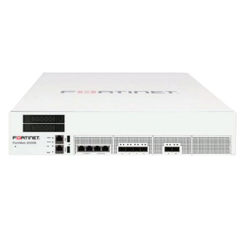 FWB-2000E Fortinet FortiWeb Series 2 x Ports 10GBase-SR + 4 x Ports SFP + 4 x Ports 1GbE RJ-45 2U Rack-Mountable Network Security Appliance