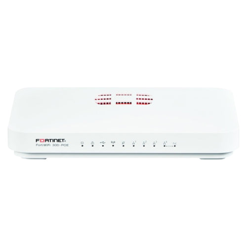 FWF-30D-POE-BDL-927-12 Fortinet FortiWiFi 30D-POE RJ-45 4 x Ports 1000Base-T + 1 x POE Port GE Wireless LAN Firewall Appliance