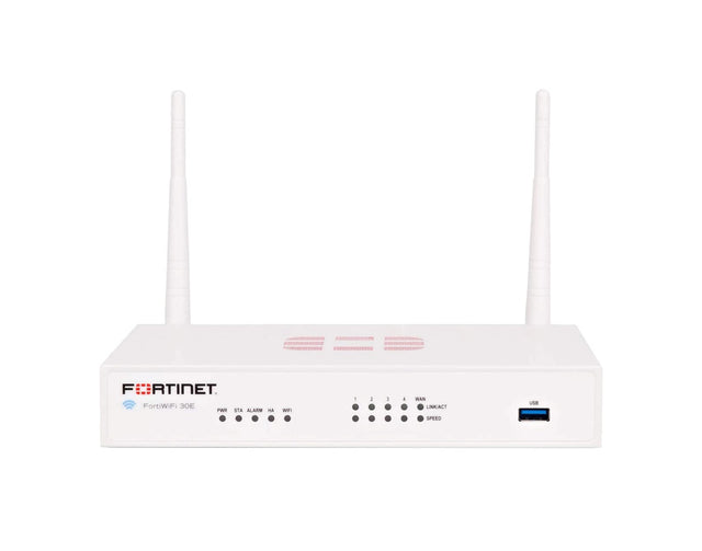 FWF-30E-A - Fortinet FortiWifi 5 x Port 1000Base-T Gigabit Ethernet 5 x RJ45 GE Ports Network Security/Firewall Appliance