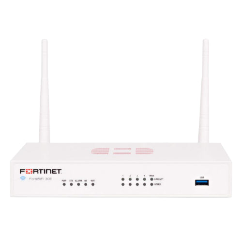 FWF-30E-BDL-874-12 Fortinet FortiWiFi 30E 5xPort 1000Base-T GE Wireless LAN IEEE 802.11a/b/g/n 5 x RJ-45 Firewall Appliance