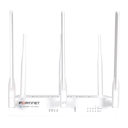 FWF-40F-3G4G-P-BDL-811-12 Fortinet FortiWiFi 40F-3G4G 5 x Ports RJ-45 10/100/1000Base-T Firewall 1 Yr 24X7 FC/FG ENT Protection