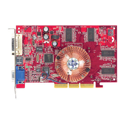 FX5200-TDR128 MS Nvidia GeForce FX 5200 128MB DDR DVI / VGA / S-Video AGP 8x Video Graphics Card