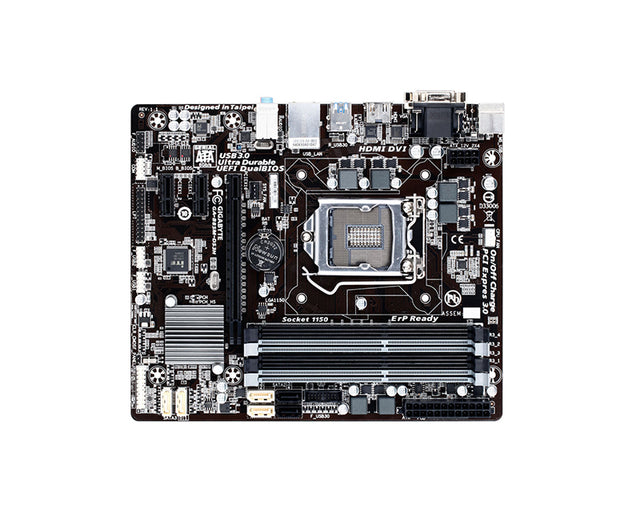 GA-B85M-DS3H - Gigabyte Socket LGA1150 Intel B85 Express Chipset Micro-ATX System Board (Motherboard) Supports Core i7/i5 /i3/Pentium/Celeron DDR3 4x DIMM