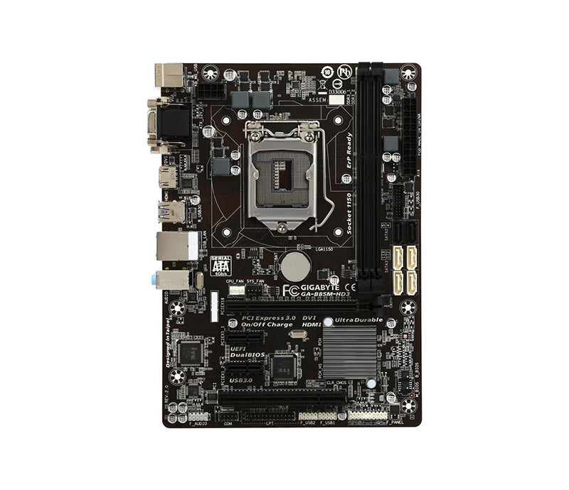 Ultra Durable 4 Plus Intel B85 Express Chipset Socket H3 LGA-1150 Micro-ATX Desktop System Board Motherboard