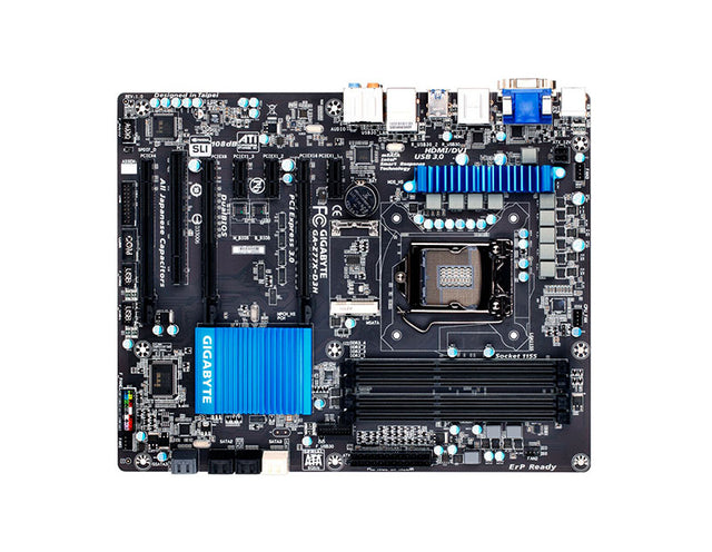 GA-Z77X-D3H - Gigabyte Socket LGA1155 Intel Z77 Express Chipset ATX System Board (Motherboard) Supports Core i7/i5/i3/Pentium/Celeron DDR3 4x DIMM