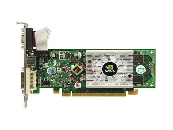 GJ120AT - HP NVIDIA GeForce 8400 GS 256MB 64-Bit Dual VGA DMS-59 PCI Express x1 Video Graphics Card