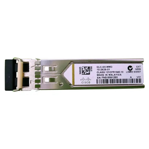 GLC-SX-MMD++= Cisco 1.25Gb/s 1000Base-SX Multi-Mode Fibre 550m 850nm Duplex LC Connector SFP Transceiver Module