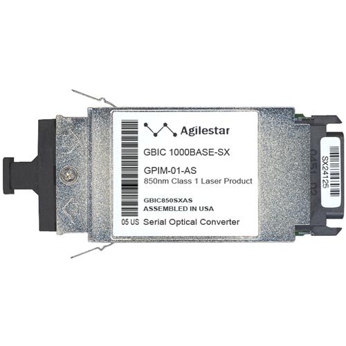 GPIM-01-AS Agilestar 1Gbps 1000Base-SX Multi-mode Fiber 550m 850nm Duplex SC Connector GBIC Transceiver Module for Enterasys Compatible