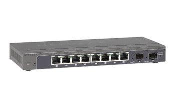 NetGear - GS110T-100PES - ProSafe 10-Ports Gigabit Smart Switch with 2 Dedicated Gigabit SFP Ports