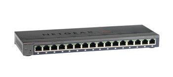 NetGear - GS116E-100NAS - ProSafe Plus 16-Ports 10/100/1000Mbps Gigabit Ethernet Switch