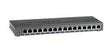 NetGear - GS116E100NASKIT - Kit-prosafe Plus 16port Desktopperp Gigabit Switch