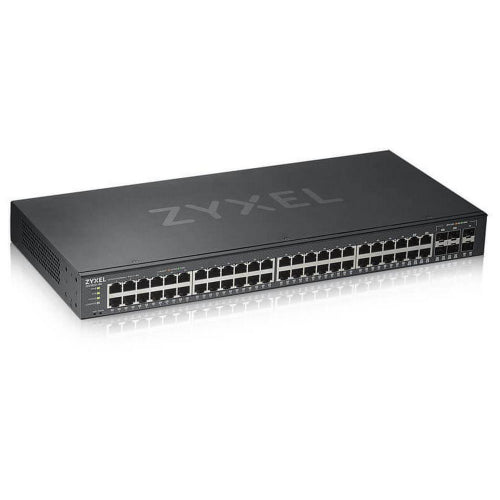 GS1920-48 - ZyXEL GS1920 Series GS1920-48 44 x Ports + 4 x Gigabit RJ45/SFP Combo Ports Layer 2 Managed 1U Rack-mountable Smart Switch