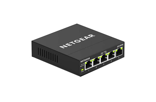 GS305E - Netgear 300 Series GS305E 5 x Ports 10/100/1000Base-T Unmanaged Gigabit Ethernet Network Switch