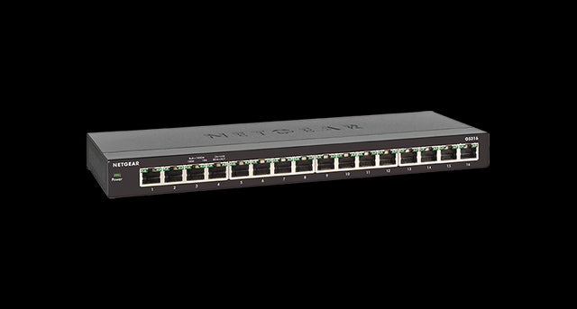 GS316 - Netgear 300 Series GS316 16 x Ports 10/100/1000Base-T Unmanaged Gigabit Ethernet Network Switch