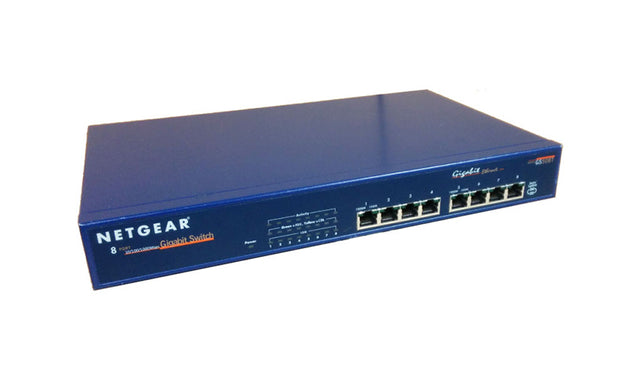 GS508T - Netgear GS508T 8 x RJ-45 Ports 10/100/1000Base-T Layer 2 Unmanaged Gigabit Ethernet Network Switch