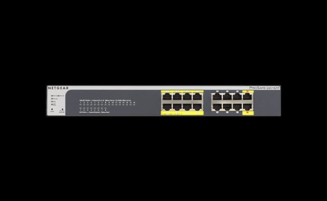 GS516TP-100NAS - Netgear Prosafe JGS500 Series GS516TP 8 x RJ-45 Ports PoE 10/100/1000Base-T + 8 x RJ-45 Ports Layer2 Umanaged Gigabit Ethernet Network Switch