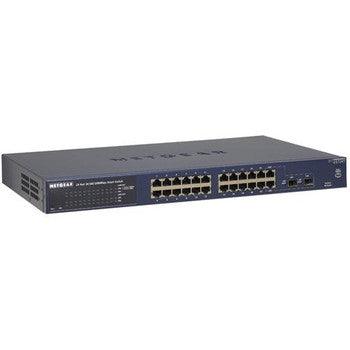 NetGear - GS724TNAR - ProSafe 24-Ports 10/100/1000Mbps Gigabit Ethernet Smart Switch